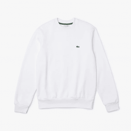 Lacoste - Sweatshirt sans capuche Blanc