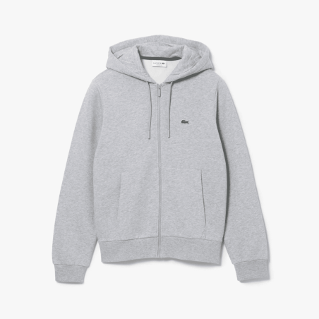 Lacoste - Sweatshirt Zippé Gris