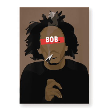 HUGOLOPPI Affiche Bob Marley