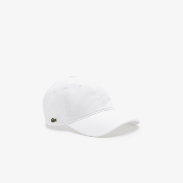 Lacoste - Casquette Blanc Uni