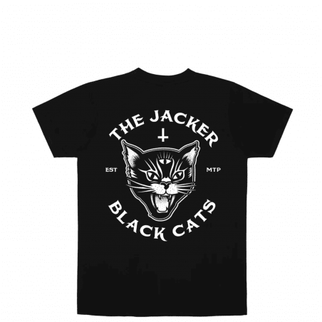 T-Shirt Black Cats Black