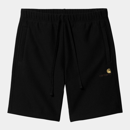 American Script Sweat Short Black