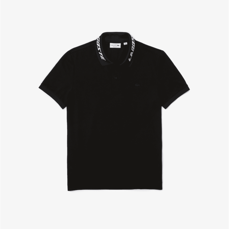 Lacoste Polo slim fit avec marquage Lacoste Noir