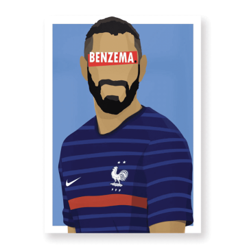 HUGOLOPPI Affiche Benzema