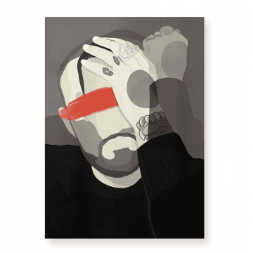 HUGOLOPPI Affiche Mac Miller