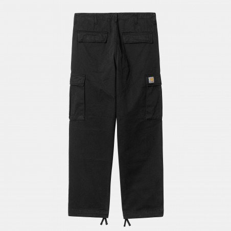 Regular Cargo Pant Black (garment dyed)