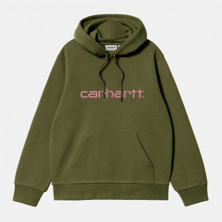 Hooded Carhartt Sweat Dundee / Glassy Pink
