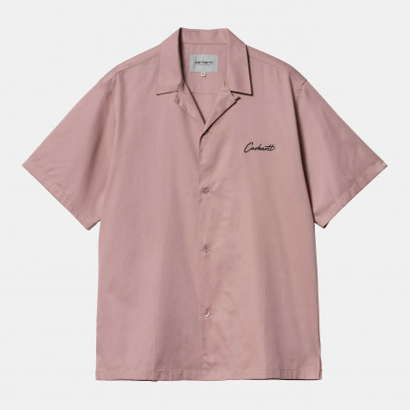 S/S Delray Shirt Glassy Pink / Black