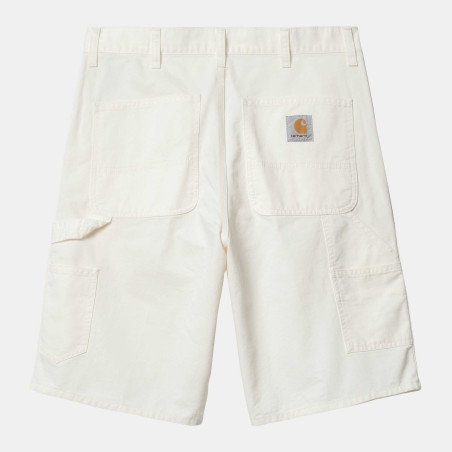 Single Knee Short Off-White (rinsed)