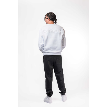 CONTREBANDE - Crewneck Relief White