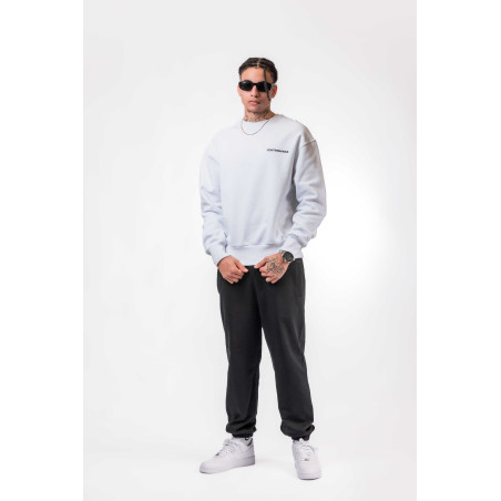 CONTREBANDE - Crewneck Logo White