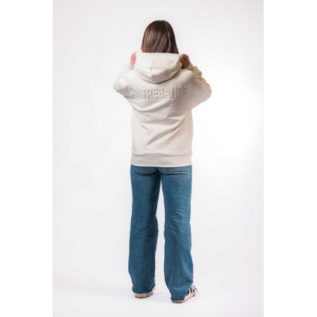 CONTREBANDE - Hoodie Relief Beige