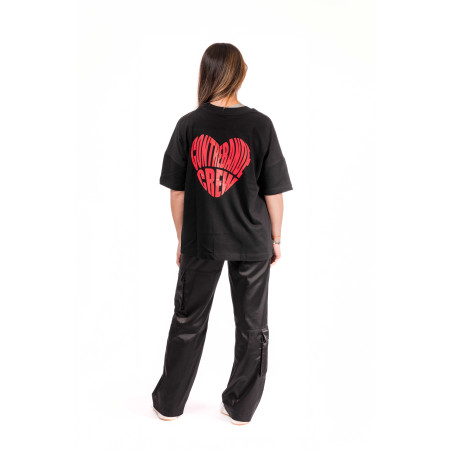 CONTREBANDE - T-Shirt Heart Black / Red