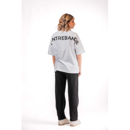 CONTREBANDE - T-Shirt Shoulders White (Oversize)