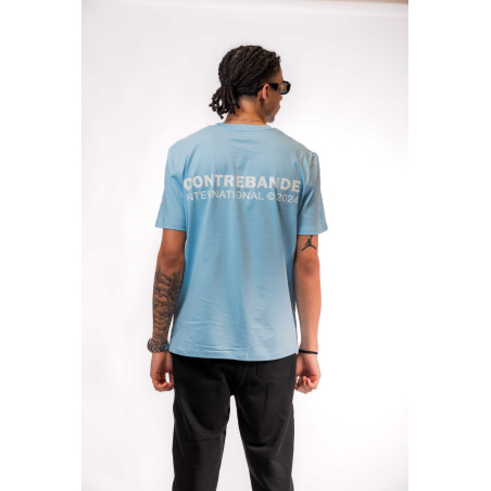 CONTREBANDE - T-Shirt International Sky Blue