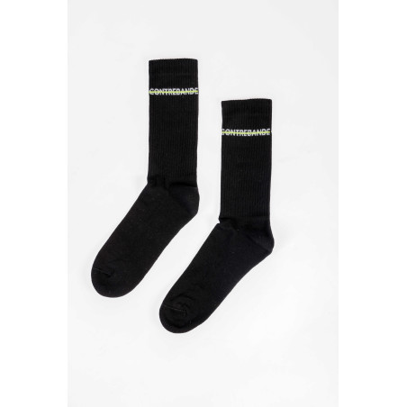 CONTREBANDE - Lines Socks Black / Yellow