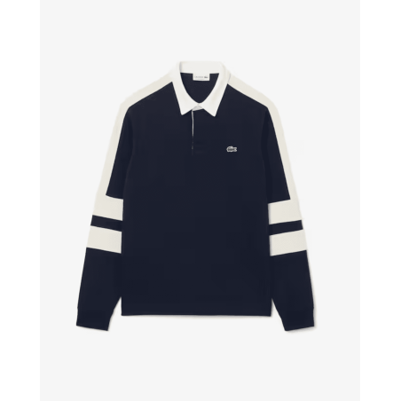 Lacoste - Polo rugby classic fit Marine