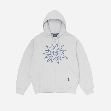 Zenith Hoodie Zip Grey