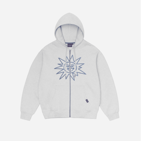 Zenith Hoodie Zip Grey