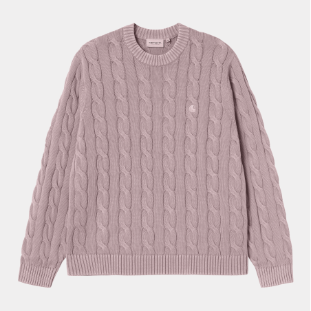 Carter Sweater Pink Fog (garment dyed)