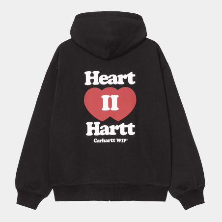Hooded Heart II Hartt Sweat Jacket Black