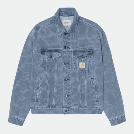 Duck Helston Jacket Camo Duck Blue (bleached)