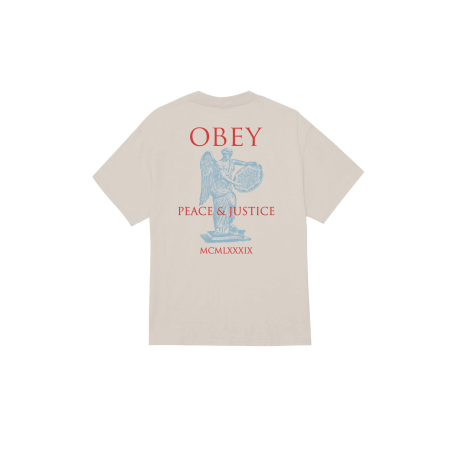 OBEY - Peace & Justice Statue Silver Grey