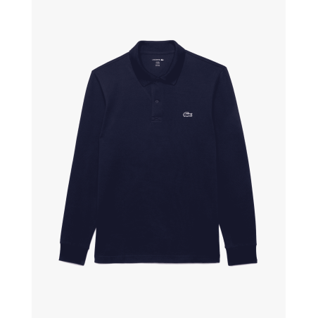 Lacoste - Polo regular fit manches longues Marine