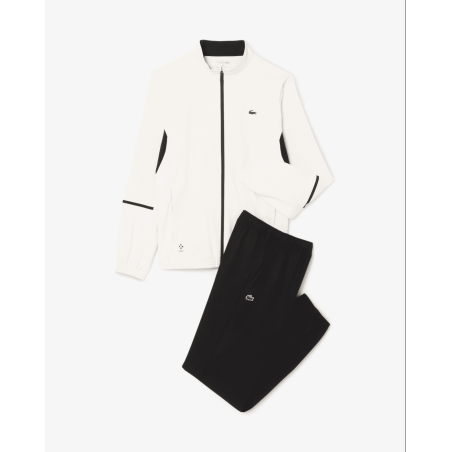 Lacoste - Ensemble survêtement Tennis x Daniil Medvedev Blanc / Noir