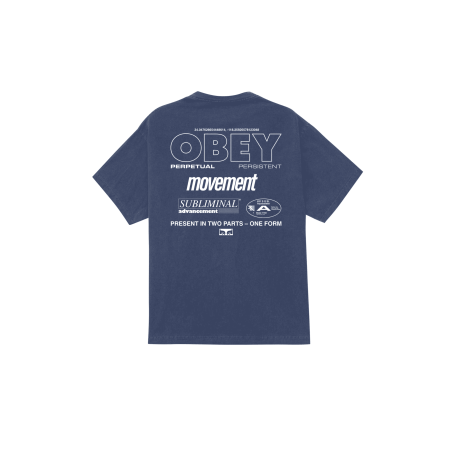 OBEY - Persistent Movement Pigment Dark Denim