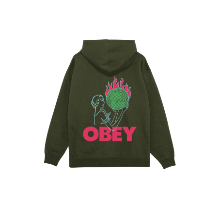 OBEY - World In Flames Deep Lichen Green