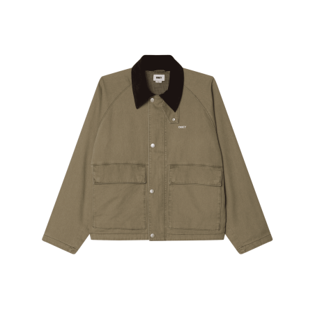 OBEY - Caden Work Jacket Mermaid Faded Wash