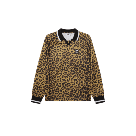 OBEY - Polo Collar Sports Shirt Leopard Multi