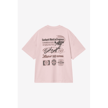 S/S Networks T-Shirt Glassy Pink