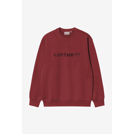 Carhartt Sweat Scarlet / Graphite