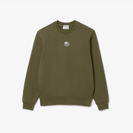 Lacoste - Sweatshirt imprimé Kaki