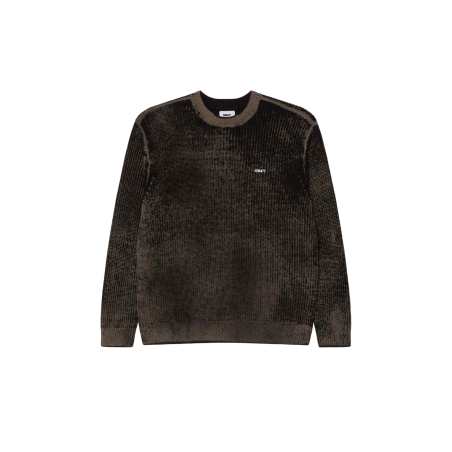 OBEY - Spray Effect Sweater Black Multi