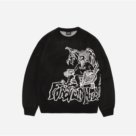 Karen Knit Crewneck Black