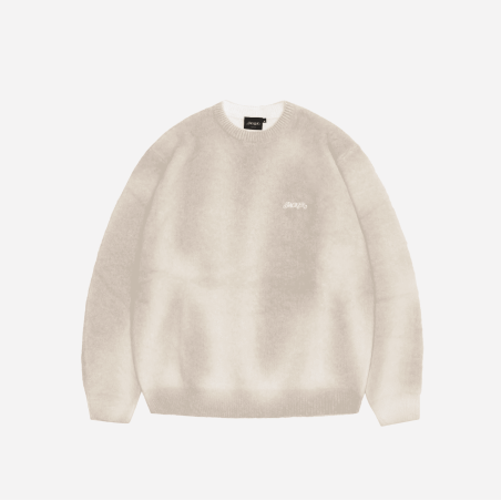 Blur Mohair Crewneck Beige