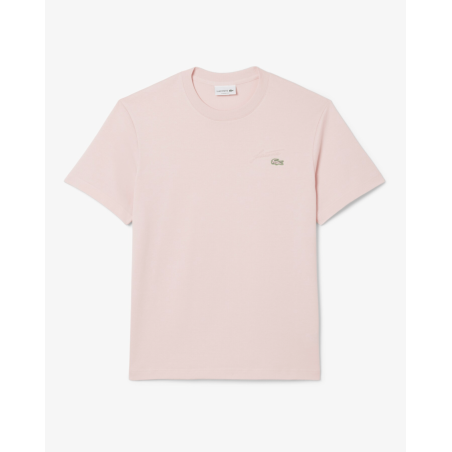 Lacoste - T-Shirt épais signature brodée Nidus