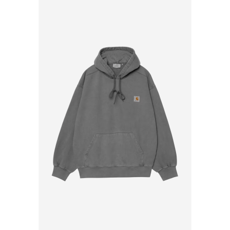 Hooded Vista Sweat Black (garment dyed)