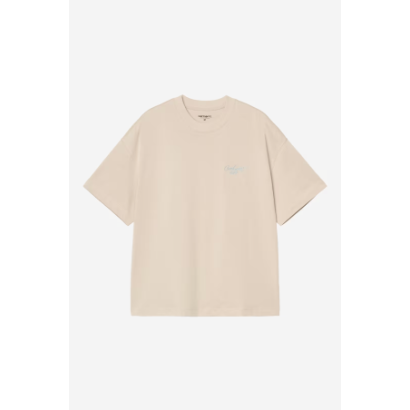 S/S Signature Script T-Shirt Fleur de Sel / Citadel