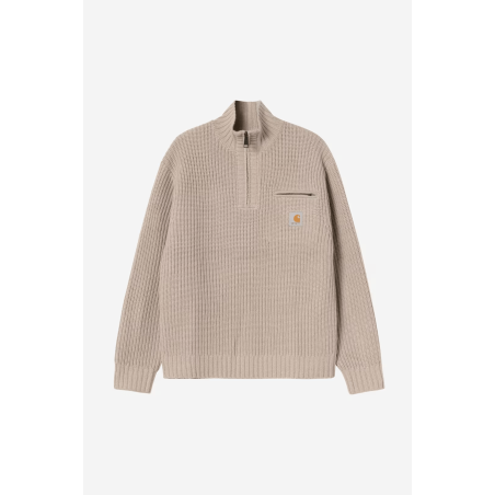 Detroit Half Zip Sweater Fleur de Sel