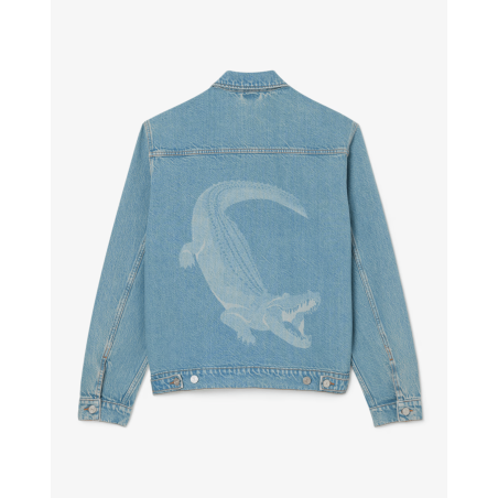 Lacoste - Veste denim crocodile
