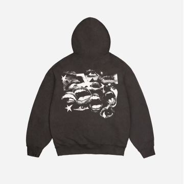 Hoodie Zip Fearless Washed...