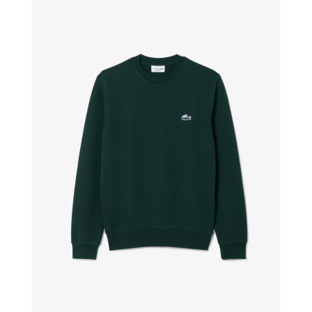 Lacoste - Sweatshirt molleton crocodile paysage Sinople
