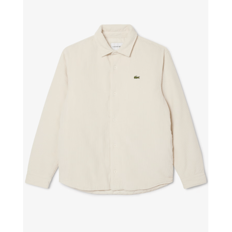 Lacoste - Surchemise oversize velours côtelé Laponie