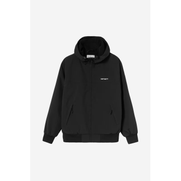 Hooded Sail Jacket Black /...
