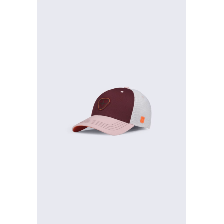 Gertrude - Casquette Billys 2 Tones Burgundy / Poudre