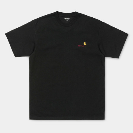 S/S American Script T-shirt Black